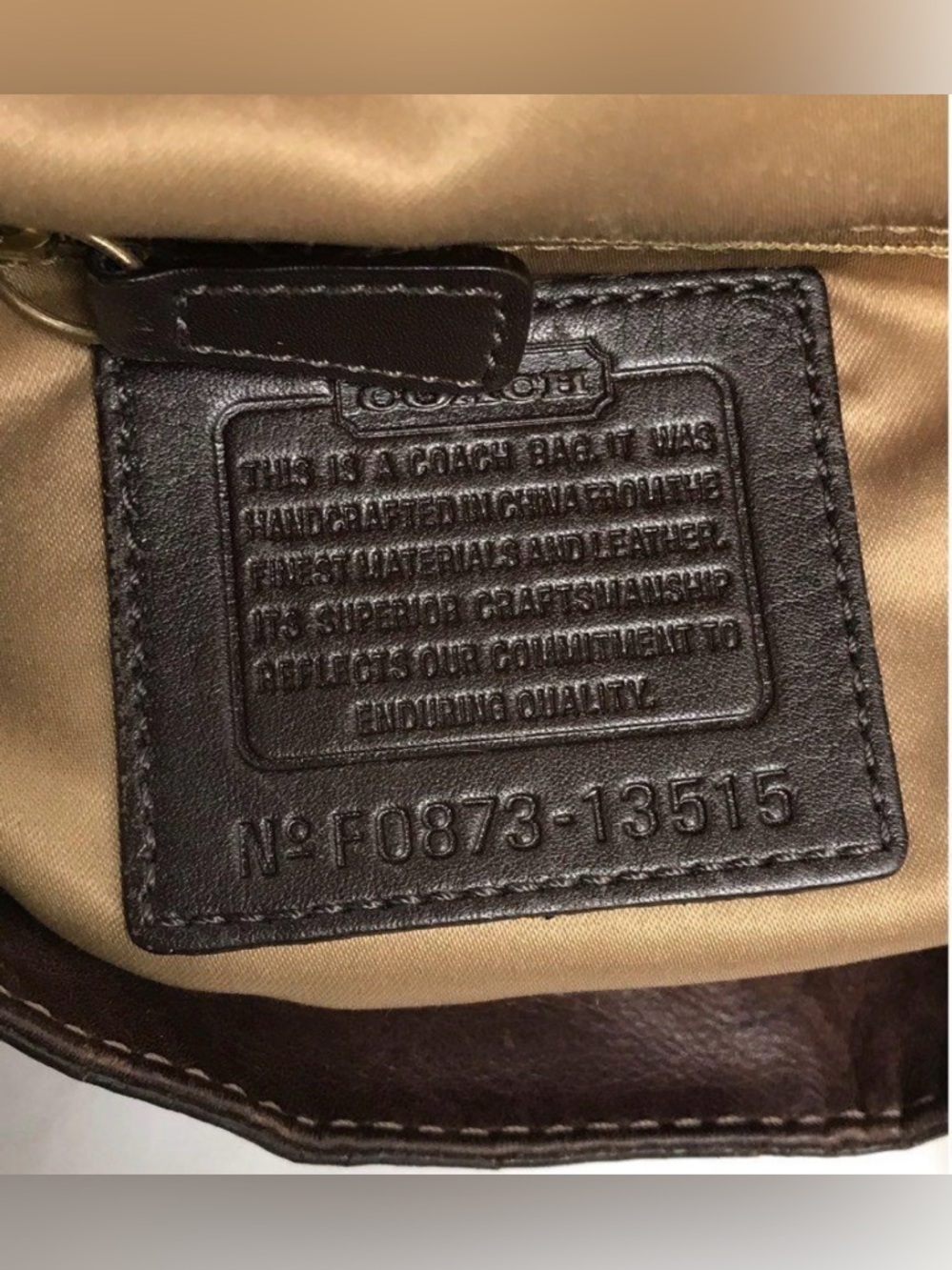 Coach Zoe Mosaic Leather Patchwork Hobo Shoulder Bag - Picture 6 of 7